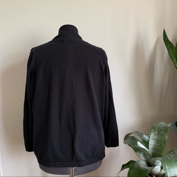 Denver Hays soft black open cardigan size 2X - Picture 4 of 5
